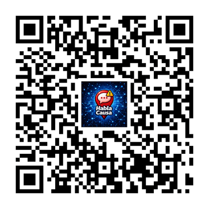 Código QR para descargar Habla Causa en Google Play